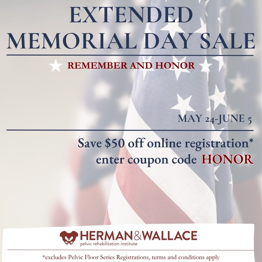 Memorial Day Savings