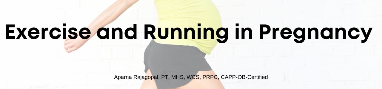 Exercise And Running In Pregnancy